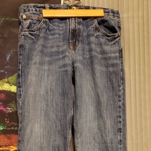 Arizona Straight Blue Jeans in a size 14H (Husky)